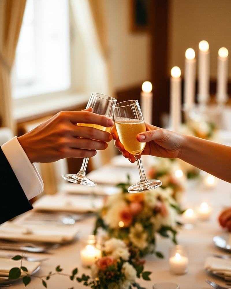 Example: a candlelit reception moment